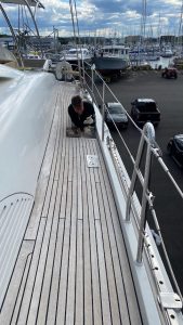 sailing yacht hydraulic repair